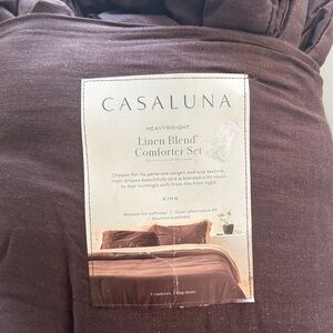 Casaluna Brown Comforter Luxurious Bedding